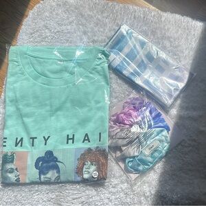 Fenty Hair t-shirt & accessory bundle